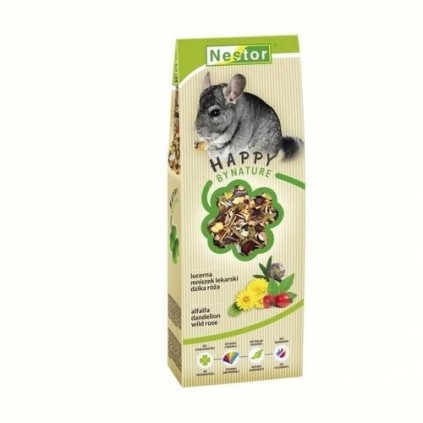 Nestor Fôr Happy By Nature Chinchilla 500 g