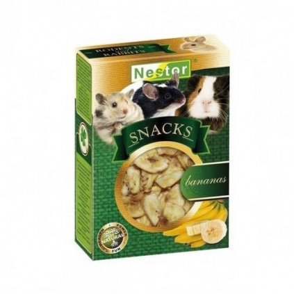 Nestor Snacks Gnager - Bananer 45 g