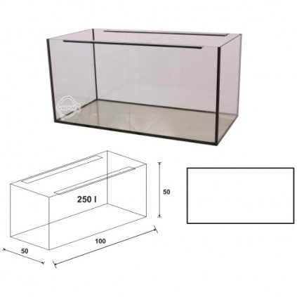 Wromak Helglass Akvarie 100x50x50 cm 250 l