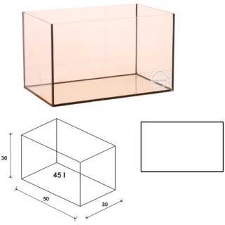 Wromak Helglass Akvarie 50x30x30 cm 45 l