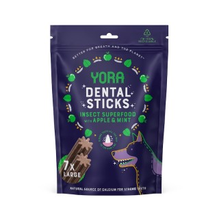 YORA Dog Dental Sticks Large Apple & Mint 270 g
